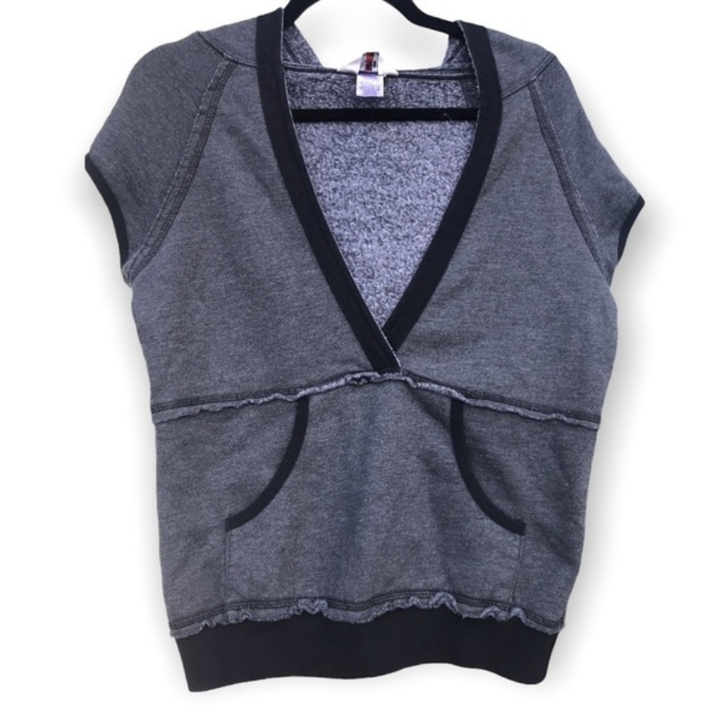 Hard Tail Short Sleeve Terry Hoodie Size M